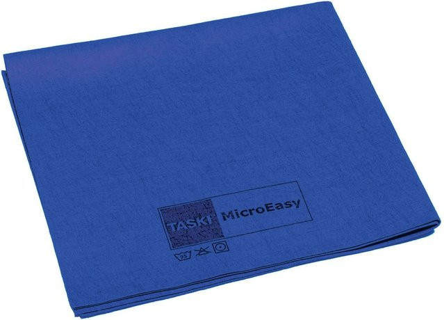 Diversey TASKI MicroEasy Mikrofasertuch mit Vliesstofftechnologie, blau, 5er Pack - Bild 1