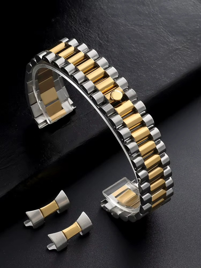 Uhrenarmband Edelstahl, Silber, Herren - Bild 2