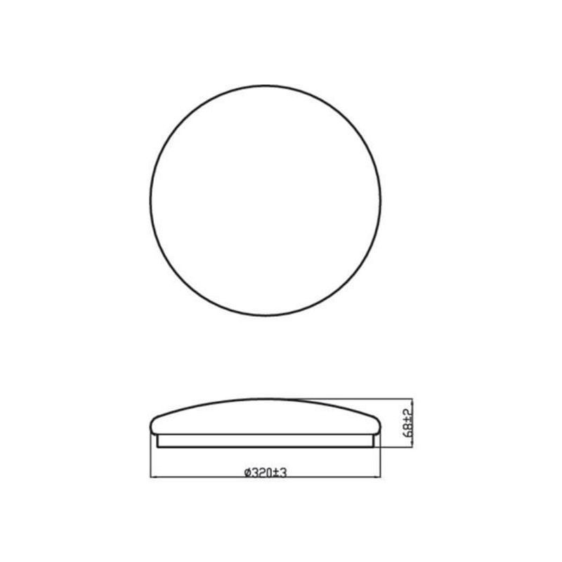Philips LED Deckenlampe MOIRE in Weiß mit modernem Design - Bild 1