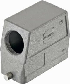 Harting Tüllengehäuse HAN 24B-GS-R-M32 19300240547 aus Aluminium in Grau - Bild 1