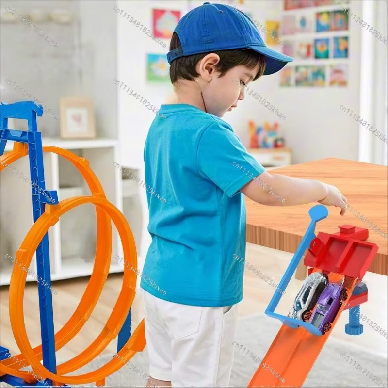 Hot Wheels Zubehör, kompatibel mit Hot Wheels Dual Lane Starttüren - Bild 4