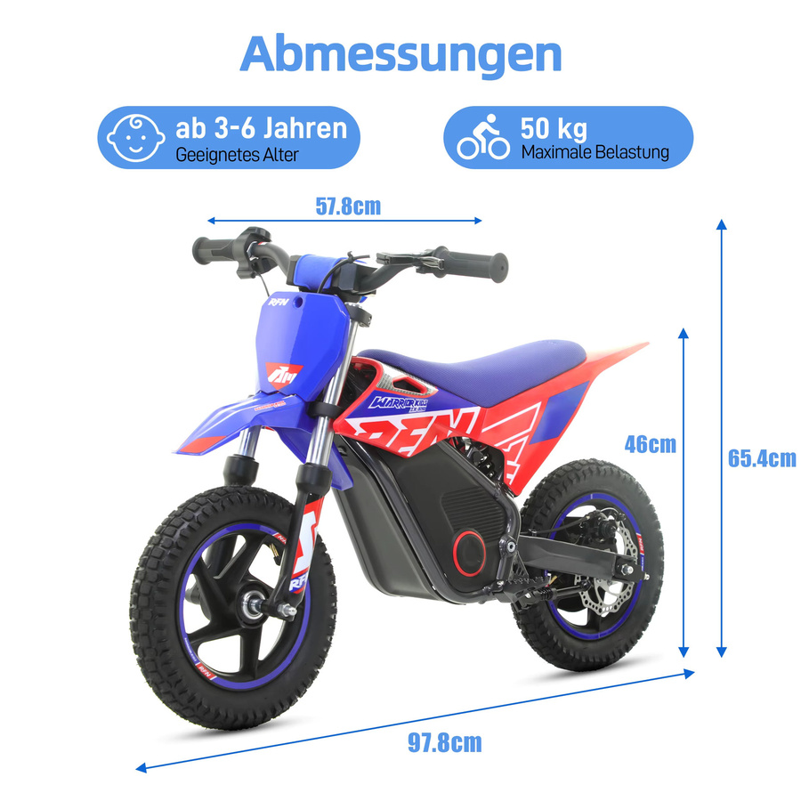 Sinaopus Kinder-E-Motorrad, Offroad-E-Moto, ab 3 Jahren - Bild 6