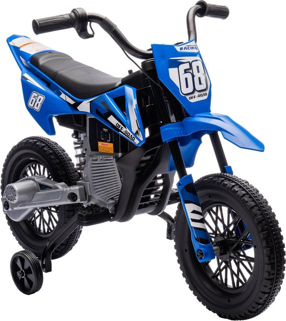 LightBuying Elektrisches Motorrad, Kinder-Fahrzeug, Blau, ab 3 Jahre - Bild 1