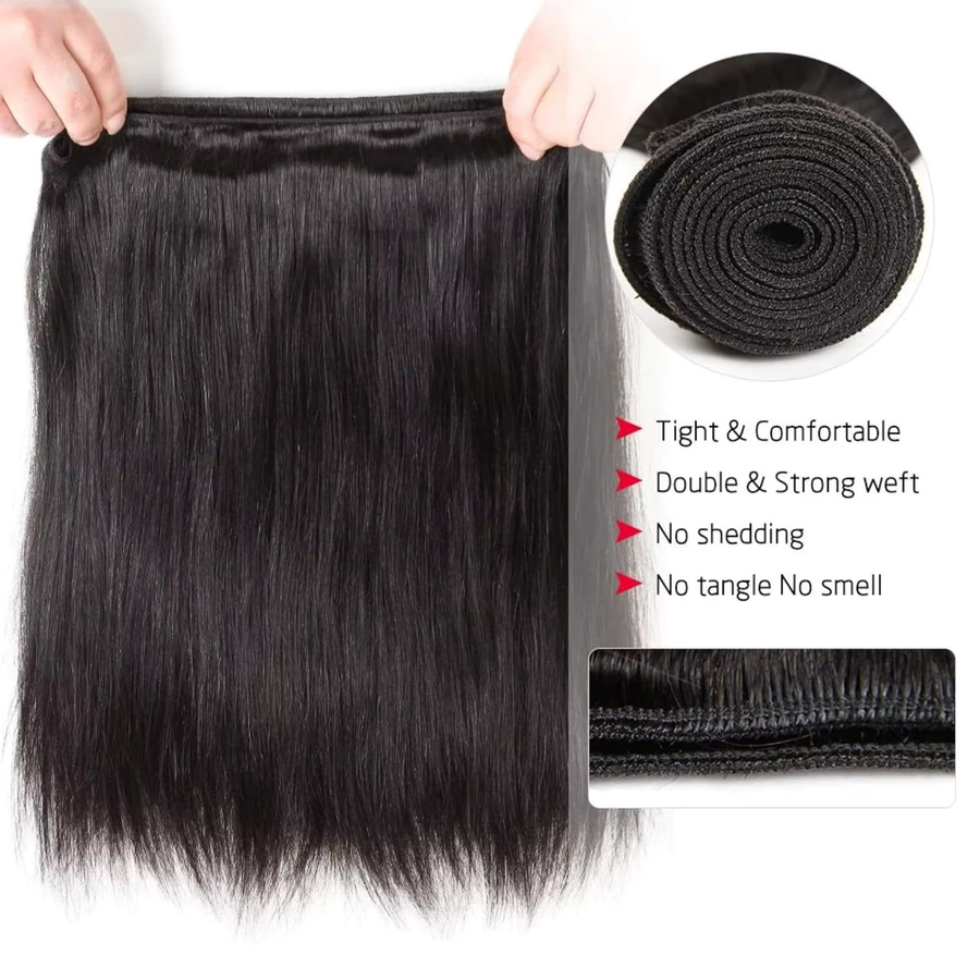 Dula A Hair Echthaar-Bündel, Brasilianisches Remy-Haar, 30-32 Zoll, Damen - Bild 2