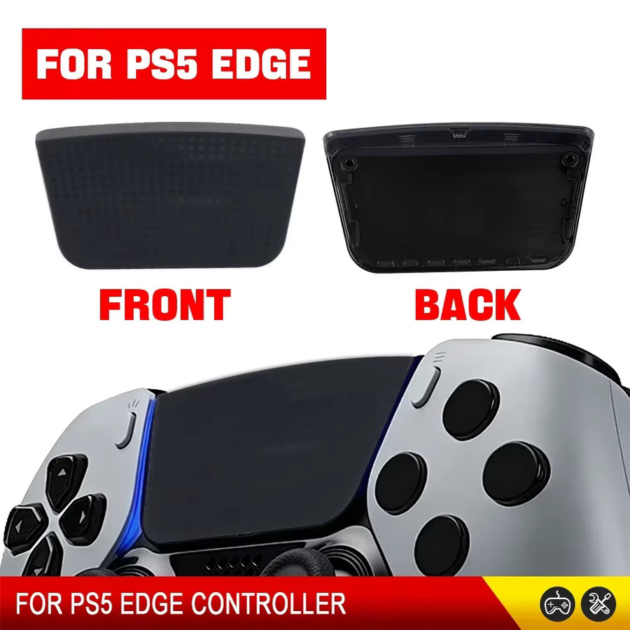 Royaldraid Ersatz-Touchpad aus Kunststoff für PS5 Edge Gamepad in Schwarz-Grau - Bild 2