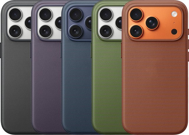 SLUTLI Magnetische TechWoven-Hülle für iPhone mit MagSafe Wireless-Ladetechnologie in Schwarz - Bild 1