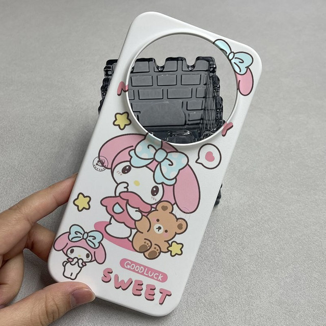 Sanrio Hello Kitty und Kuromi Handyhülle mit Slim Rahmenloses Gehäuse für Xiaomi 14 15 17 Pro Max T Pro Ultra Anti-Fingerabdruck-Schutz - Bild 1