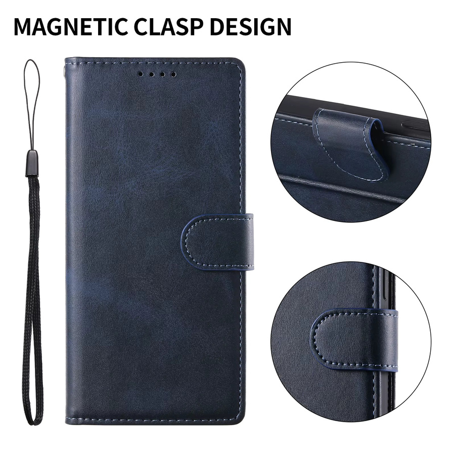 Leder Flip Case Wallet Cover für Samsung Galaxy (A17 A37 A57 A27 A36 A56 A16 A26 A15 A35 A55 A25 A05S A06 A14 A34 A54 A13 A53) in Braun - Bild 5