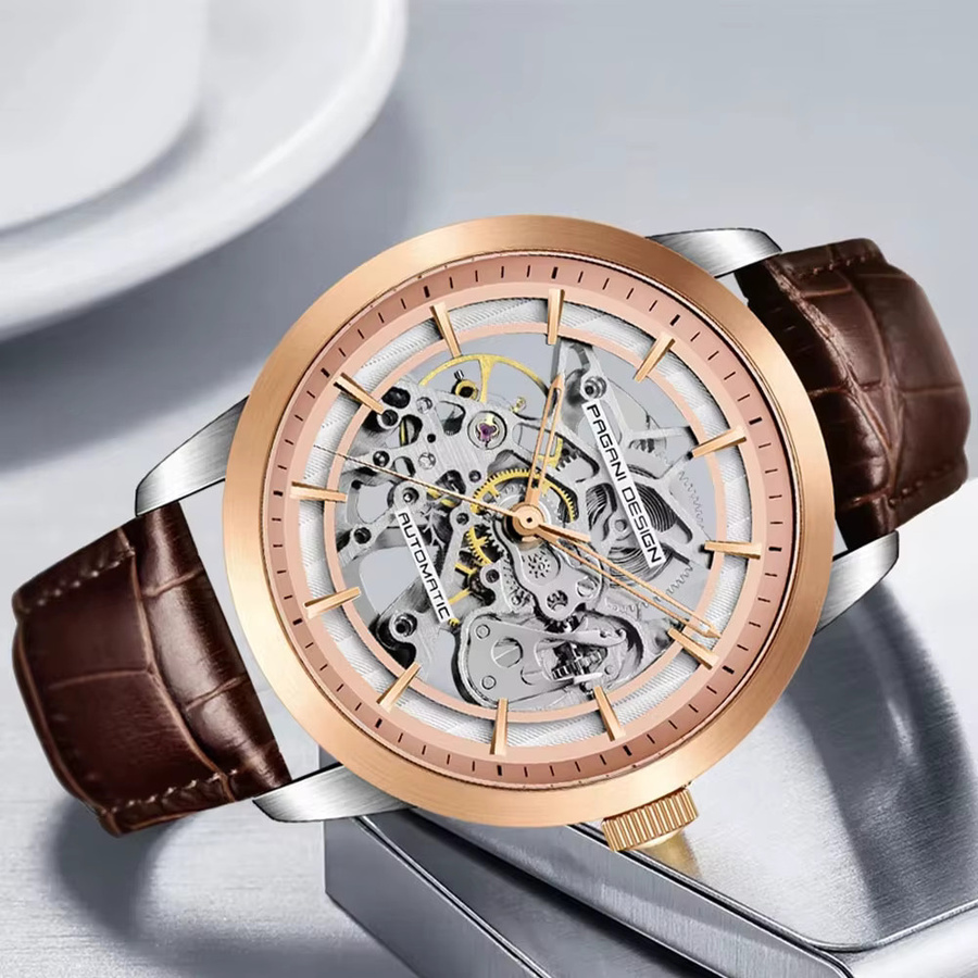 PAGANI DESIGN Armbanduhr, Automatik, Edelstahl, 43 mm, Herren - Bild 3