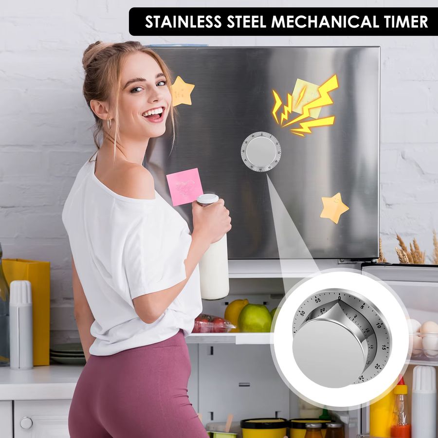 Digitaler Magnetischer Küchentimer aus Edelstahl von Willstar als Stoppuhr für Küche, Dusche und Studium - Bild 4