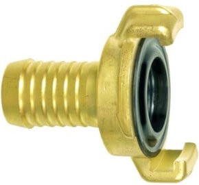 Geka Schlauchstück SK MS aus Messing in Gold, Schlauchgröße: 25 mm - Bild 1