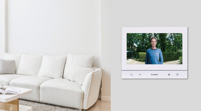 DoorBird A1103 IP Video Innenstation Polar White mit 7 Zoll IPS Touch-Display - Bild 1