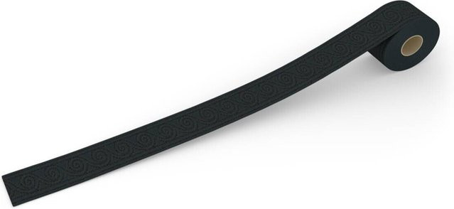A.S. Création Selbstklebende Borte mit Wellenmuster in Schwarz-Metallic, Breite: 8 cm, Länge: 500 cm - Bild 1