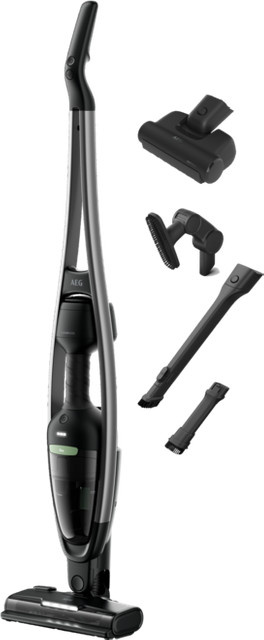 AEG Clean 6000 Akku Staubsauger AS62B25OKO in Schwarz mit LED-Scheinwerfer und Anti-Tangle-Roller - Bild 1