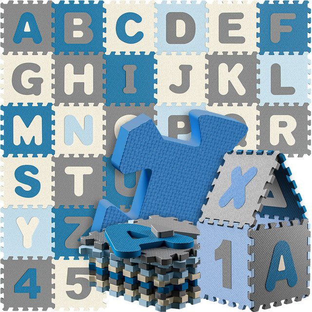 SPIELWERK Puzzlematte Blau 86-teiliges Set - Bild 1