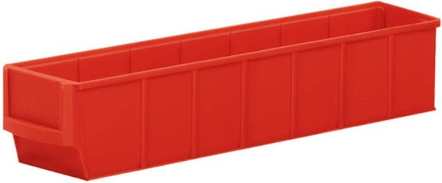 BRB Regalkästen rot, 24 Stück, B/H/T: 9,1 x 4,0 x 0,19 cm - Bild 1