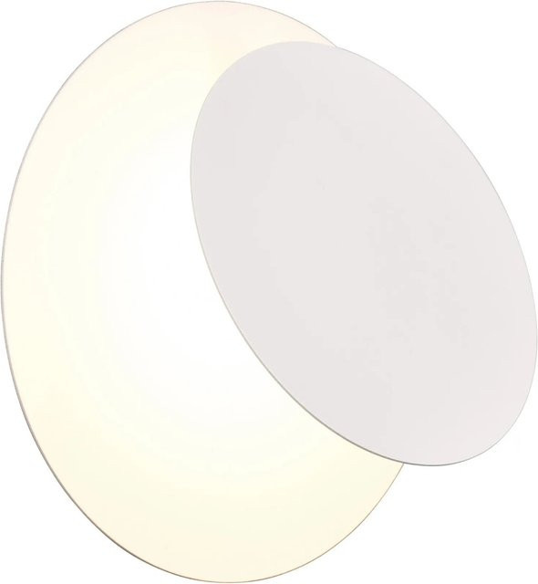 Trio LED-Wandlampe Mio rund in Weiß Matt aus Metall - Bild 1
