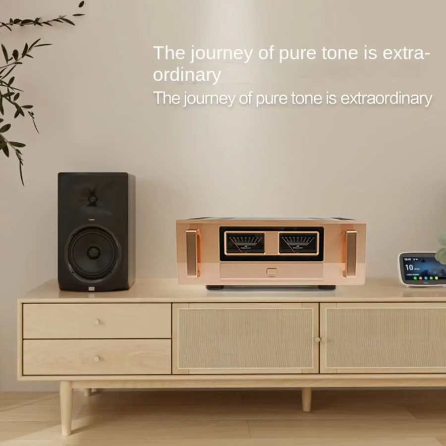 AMXEKR Accuphase E-405 Replika HiFi-Leistungsverstärker Klasse A und B in Gold mit 300W - Bild 4