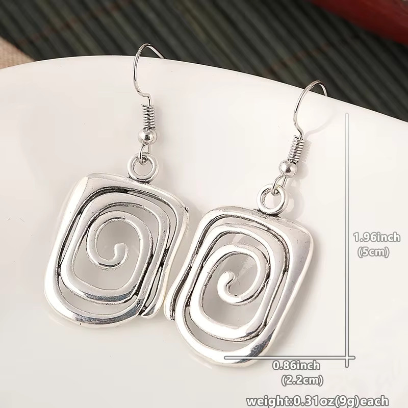 YoYo Ohrringe, Edelstahl, Silber, Vintage, Damen - Bild 3