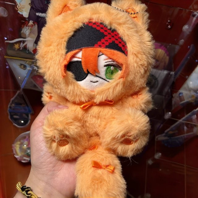 Bandai D.Gray-man Tapio Nyaneko Plüsch-Schlüsselanhänger, Sammlerpuppe - Bild 1