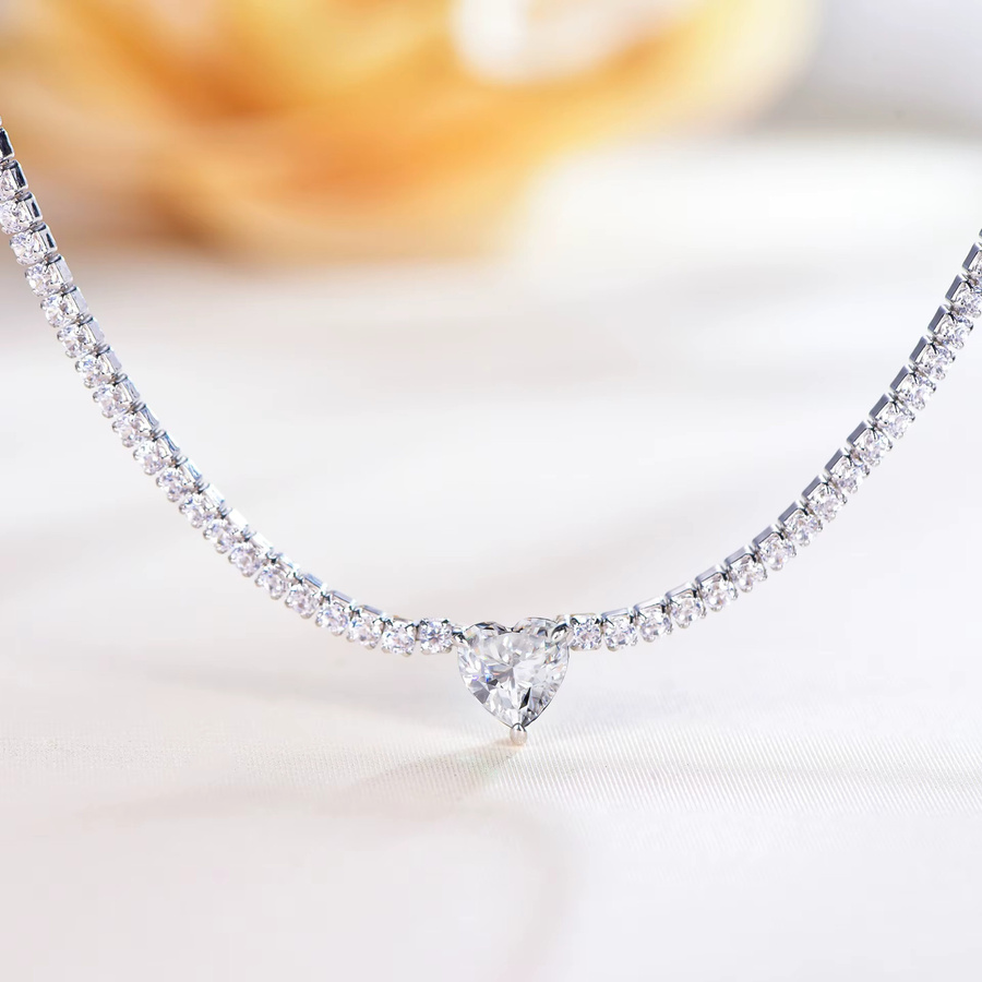KUTPF Halskette, 925 Silber, Diamant, Damen - Bild 4