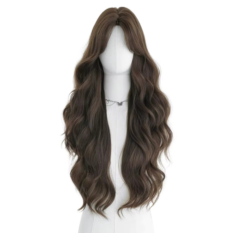 7JHH WIGS Perücke Wasserwellen, Kühles Braun, Damen - Bild 5