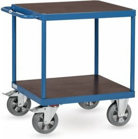 Fetra Tischwagen 12497 in Blau mit Elastic-Reifen und 1200 kg Tragkraft - Bild 1