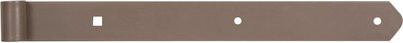 GAH Alberts Duravis Ladenband gerade Perlbeige Duplexbeschichtet aus Stahl verzinkt Ø 13 mm, B: 40 mm, L: 400 mm - Bild 1