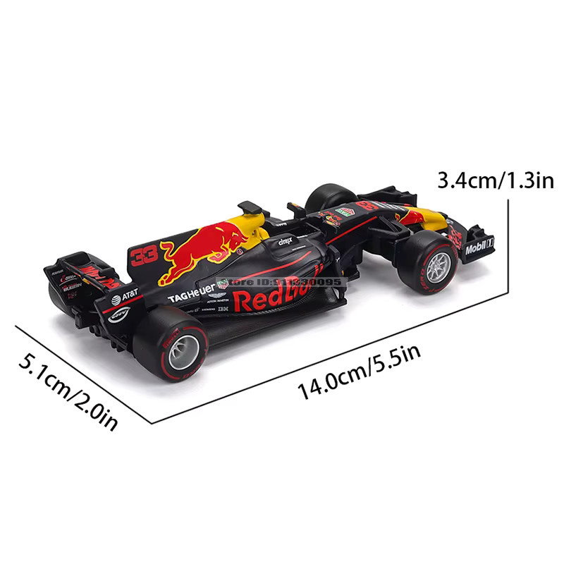 Bburago Red Bull Racing F1 2017 RB13, Rennmodell, 1:32, Metall - Bild 2