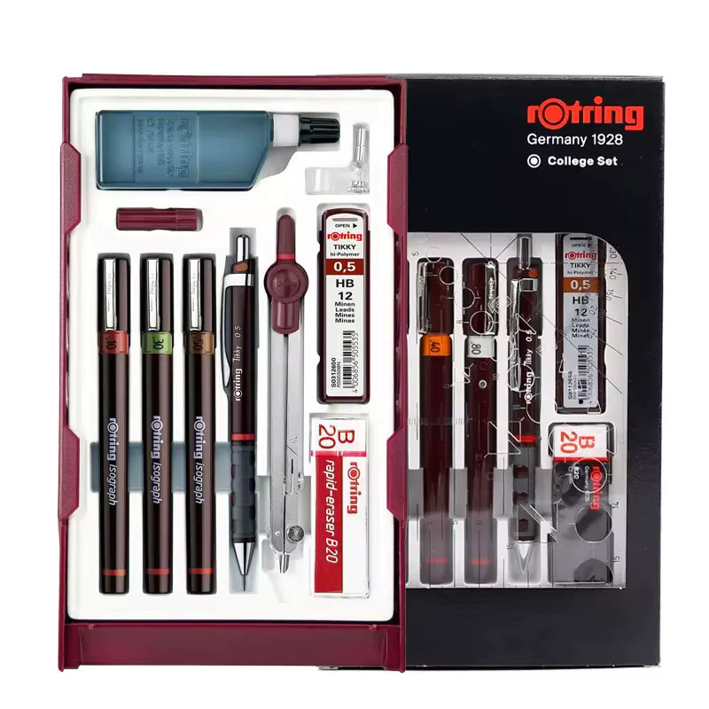 Rotring Isograph Nadelstift-Set professionelle Fineliner für Design und Architektur - Bild 2