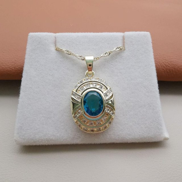 YIRAN Jewelry Halskette, Zirkonia, Kupfer, Weiß, Damen - Bild 1