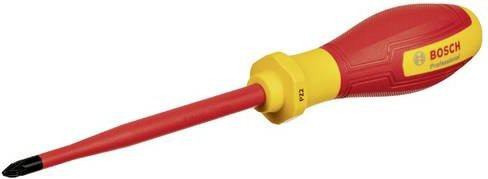 Bosch Professional VDE Kreuzschlitz-Schraubendreher PZ2x125 in Rot - Bild 1