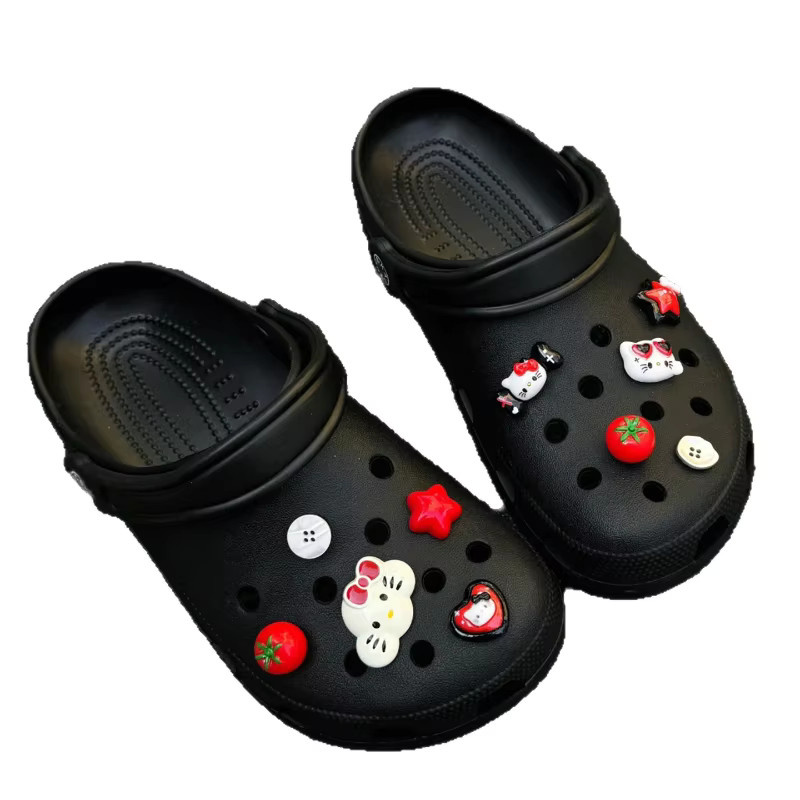 Mesuca Schuh-Charms, Rote Tomaten-Stern, Damen und Mädchen - Bild 5