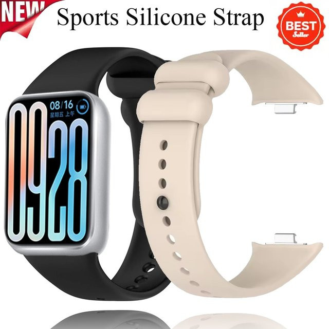 Xiaomi Uhrenarmband Silikon, Schwarz - Bild 1