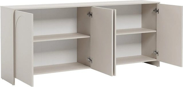 Vente-unique Sideboard Nalyra Modern in Beige, Breite: 198 cm - Bild 1