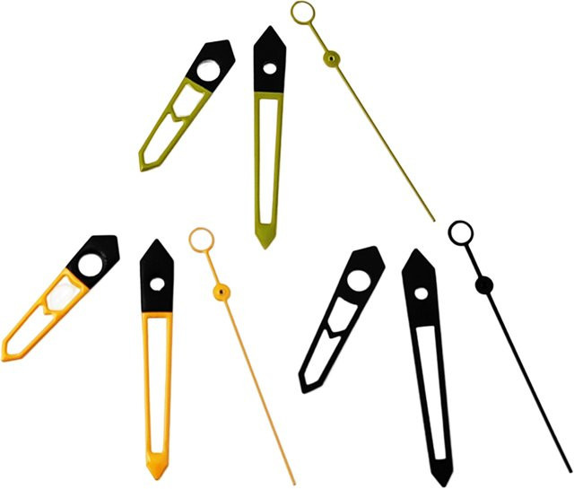 Miuksi Uhrenhände, Grün, Leuchtend, Automatische Bewegung, Zubehör - Bild 1