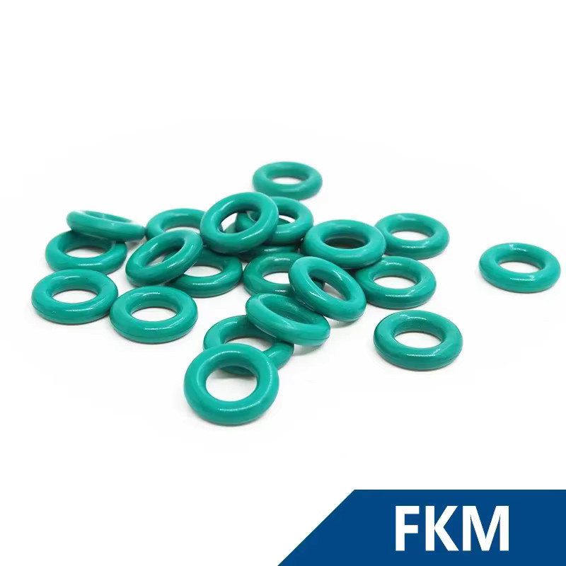 YONGXU O-Ringe aus grünem FKM-Fluorkautschuk, Dichtungsscheiben mit 2 mm Dicke, temperaturbeständig und verschleißfest - Bild 2