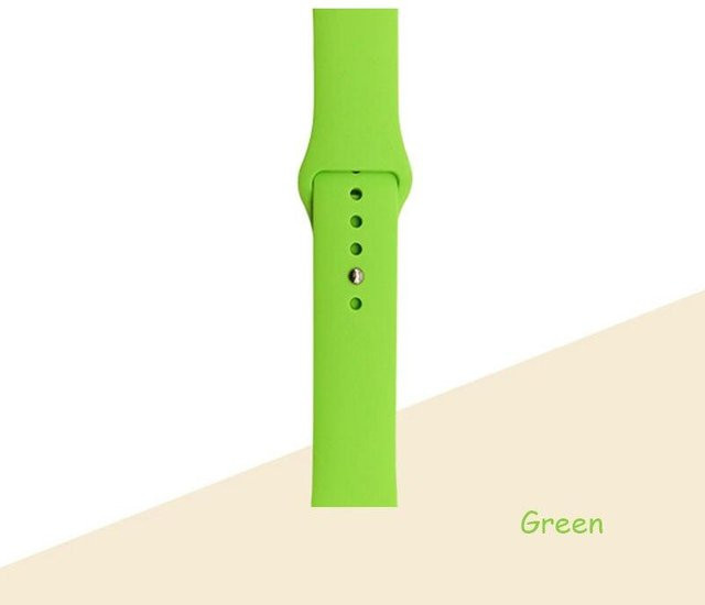 MY-CASE Uhrenarmband Silikon, Green, Unisex - Bild 1