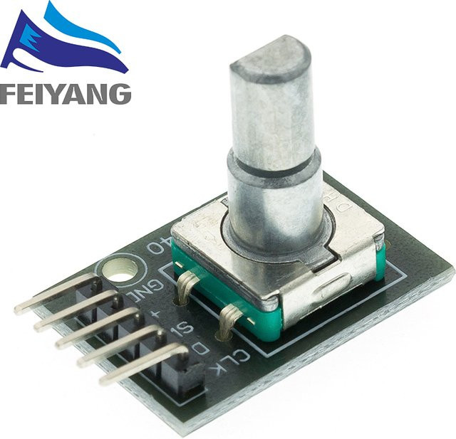 SAMIROB 360 Grad EC11 Drehgeber Modul KY-040 für Arduino Development Board mit Stiften - Bild 1