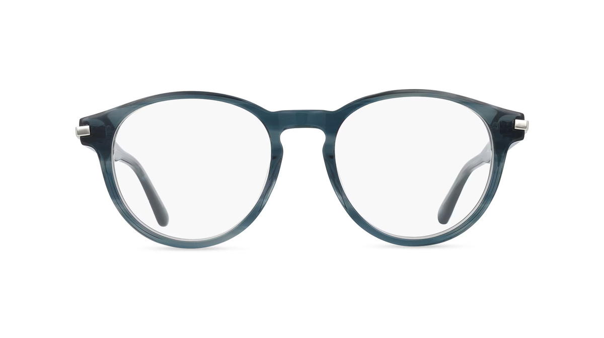 Calvin Klein CK26513 Korrektionsbrille, Vollrand, Rund, Acetat, Blau, Herren - Bild 1