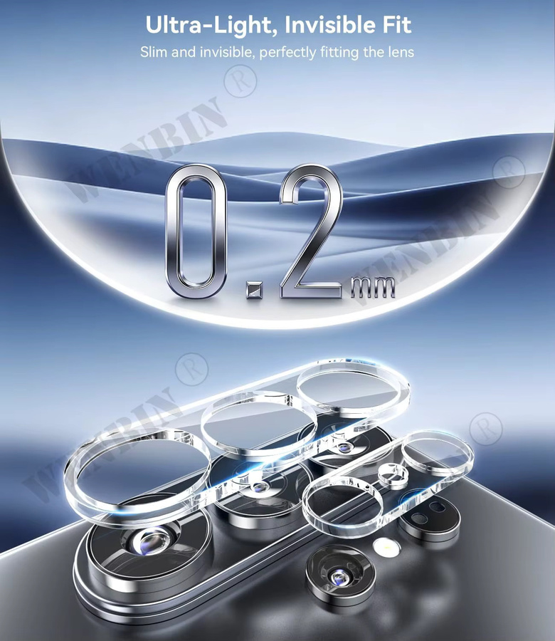5 Stück Kameralinsen-Schutzglas für Samsung Galaxy S26 Ultra, S25, S24, A57, A37, A17, transparente Kamerafolie zur vollständigen Abdeckung - Bild 5