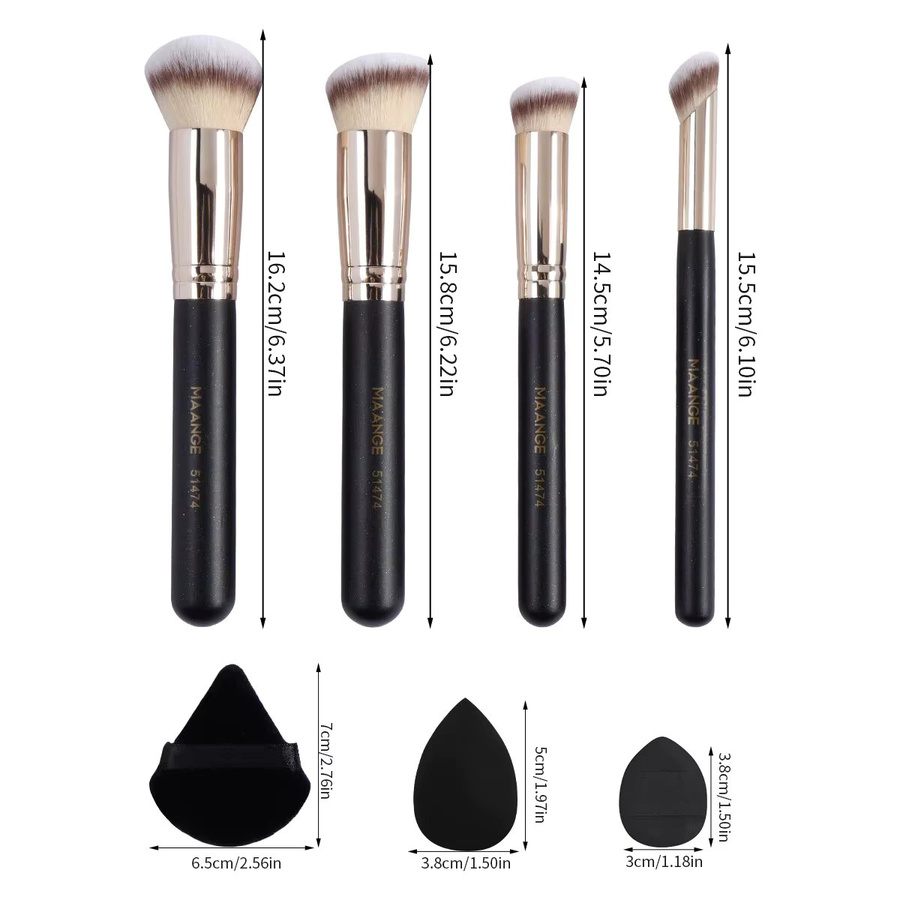 Maange Make-up Tool Kit, 11 Stücke, Unisex - Bild 2