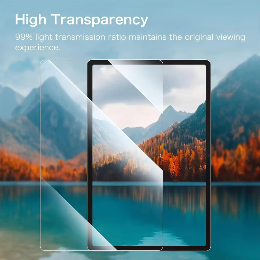 2 Stück Gehärtete Glas Displayschutzfolie für Lenovo IdeaPad Pro Yoga Tab Plus 12,7 Zoll, Transparent, 9H Kratzfest - Bild 6