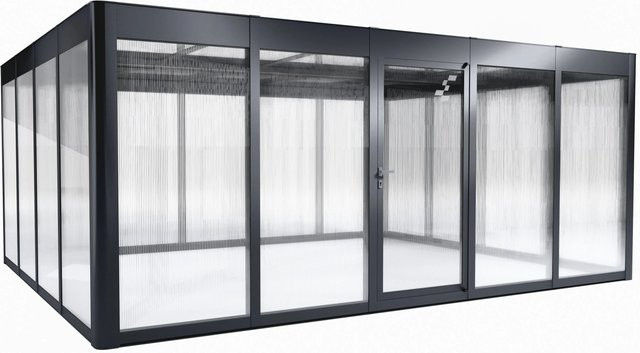 SunElements Gewächshaus Select 5.4 in Silber, B/H/T: 548 x 229 x 443 cm, UV-beständig und winterfest - Bild 1