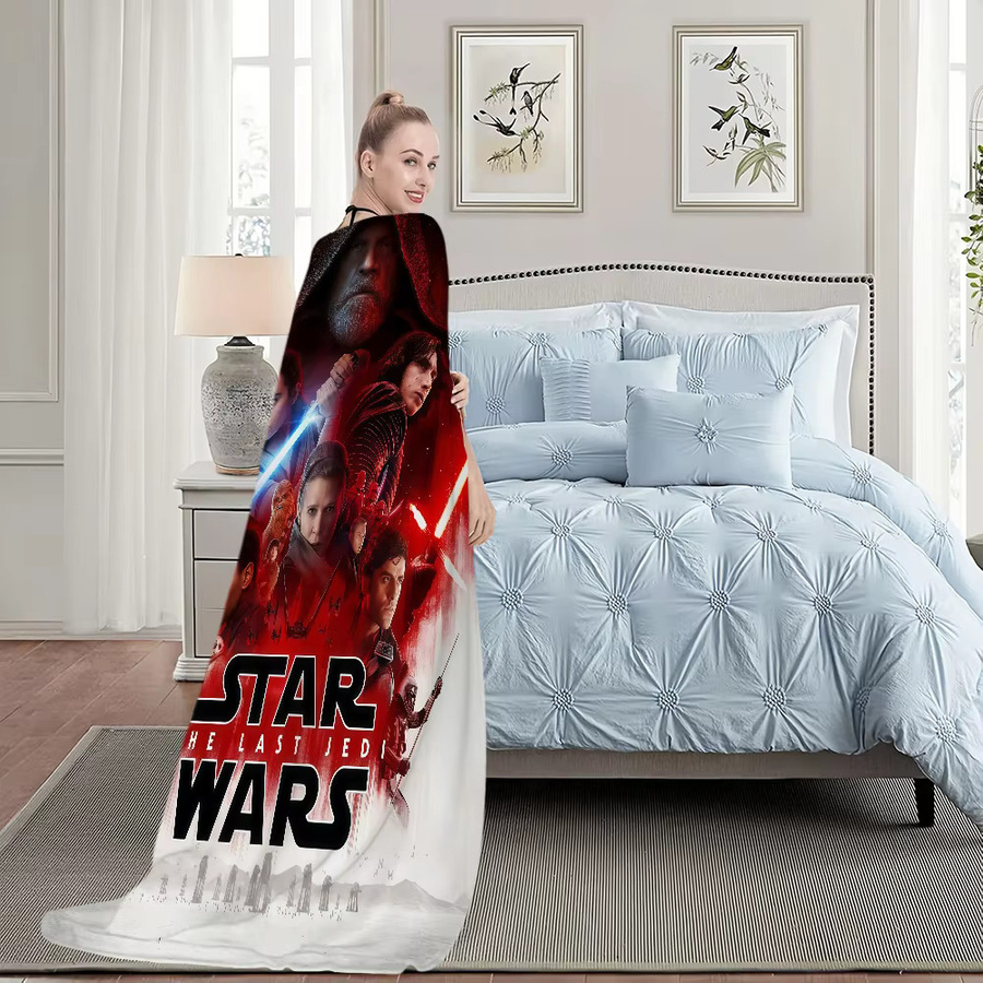 S-STAR Star Wars Decke, weiche Überwurfdecke für Bett, Sofa und Picknick, Mehrfarbig - Bild 5