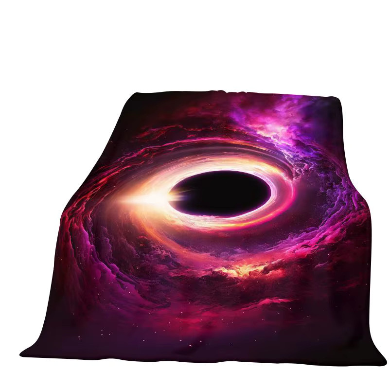 Faviora Flanelldecke mit Universum-Design, weiche Überwurfdecke in Multicolour für Schlafzimmer und Camping - Bild 2