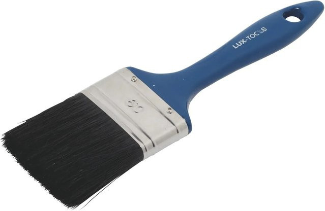 LUX-TOOLS Flachpinsel für Lacke und Kunstharz in Blau, Breite: 60 mm - Bild 1