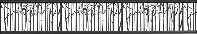 T & J Ecosteck Zaun mit Gitterfüllung aus Bambus und Aluminium in Anthrazit, H x B x T: 180 x 280 x 20 cm - Bild 1