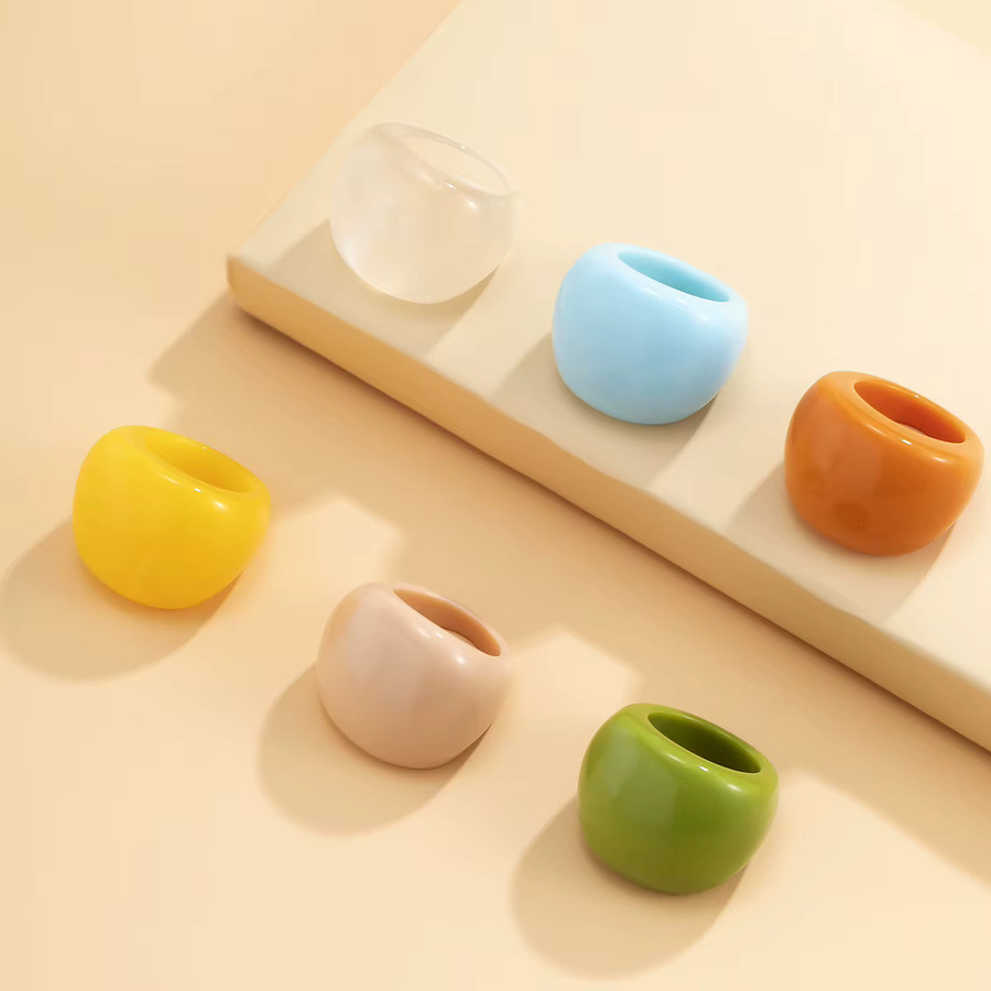 Lacteo Ringe Set, Harz, Bunt, Damen - Bild 1