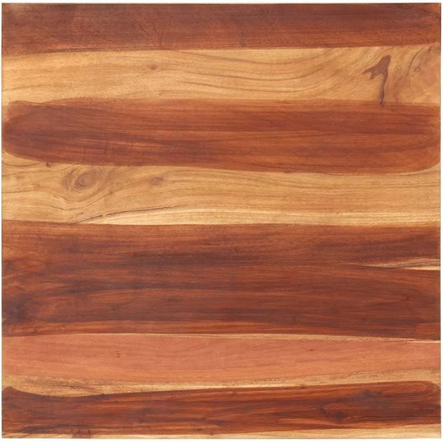 vidaXL Tischplatte aus Palisander-Massivholz, braun, rustikal lasiert, B/T: 70 x 70 cm - Bild 1